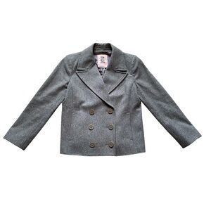Juicy Couture Heather Prestige Wool Pea Coat | Size: Medium